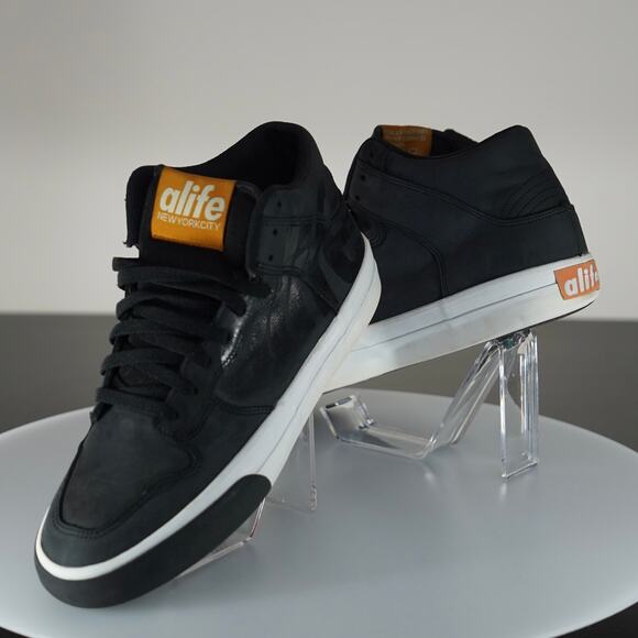 Alife Everybody Hi Black Bubble Logo Men's Size 11 - Y2K Streetwear - Picture 7 of 9